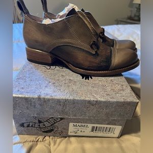 Freebird Mabel Oxford Shoes - Grey Multi - 8